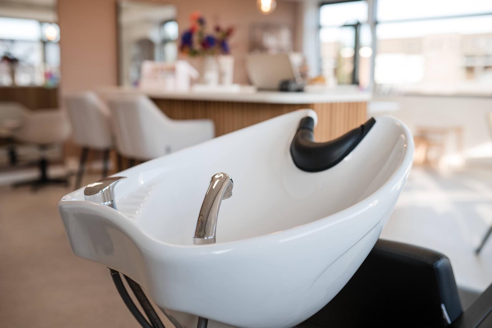 Sfeervolle opname van de salon